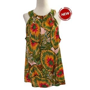 Cynthia Rowley Green Women Blouse Size S NWT‎ (4-8)